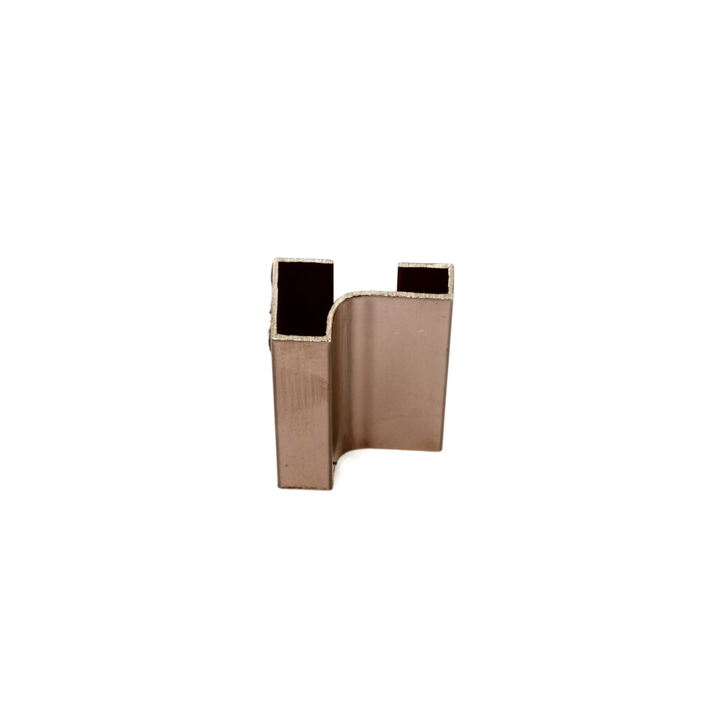 V-Groove Profile MP13-A 1.25mm in Double Stone Steel PVD coloured stainless steel Bronze Brush