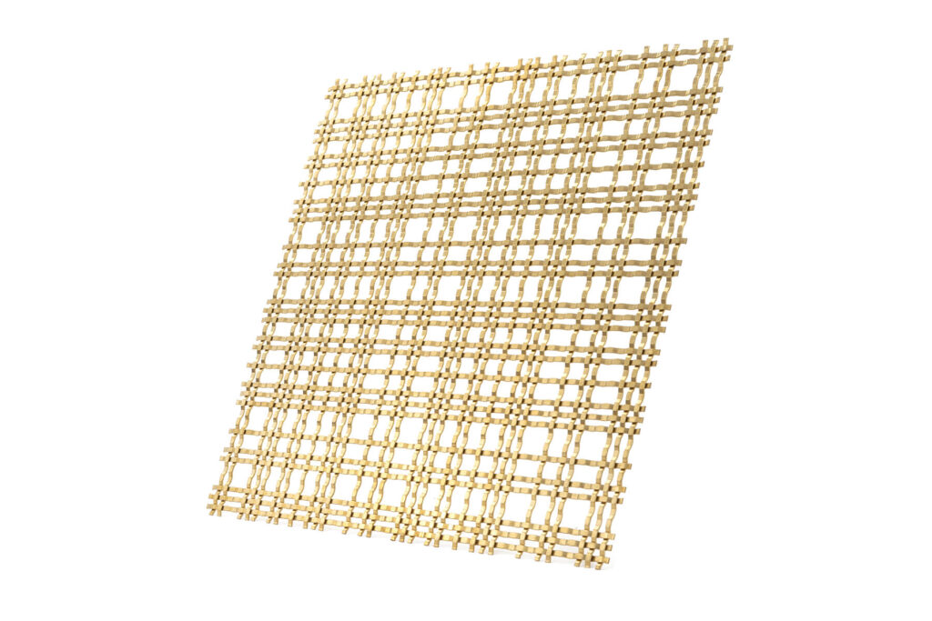 JDL Amron PVD Rigid Woven Mesh SJD-21 in Champagne
