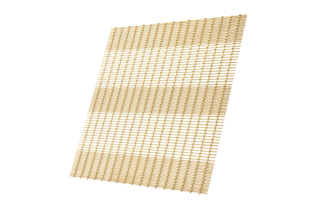 JDL Amron PVD Rigid Woven Mesh PFZ-53 in Champagne