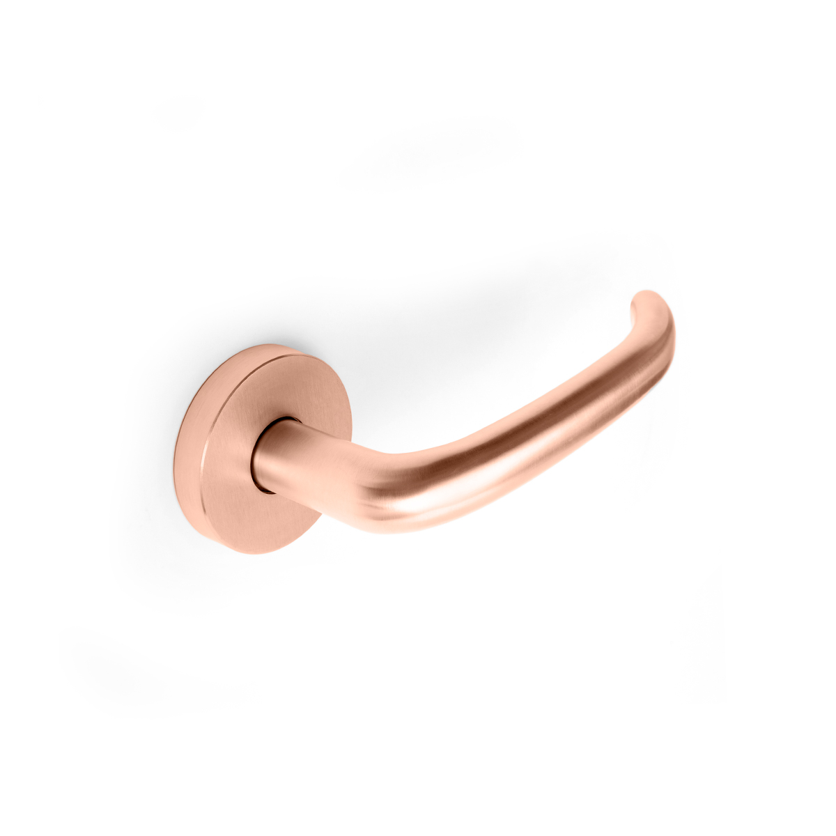 3V lever handle 144 in PVD coloured stainless steel Rose Gold
