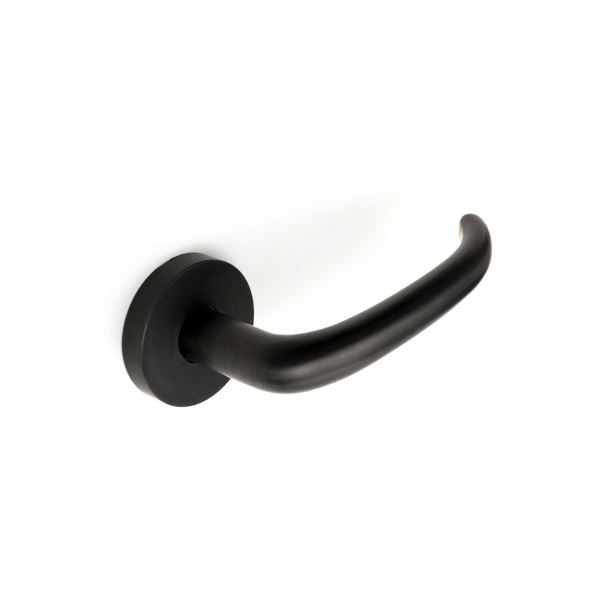 3V lever handle 144 in PVD coloured stainless steel Black Brush