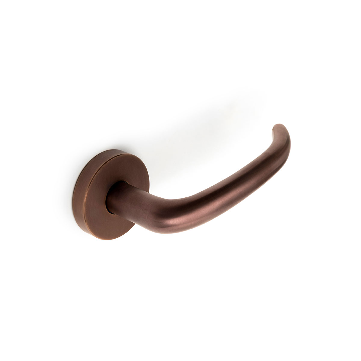 3V lever handle 144 in PVD coloured stainless steel Bronze Brush