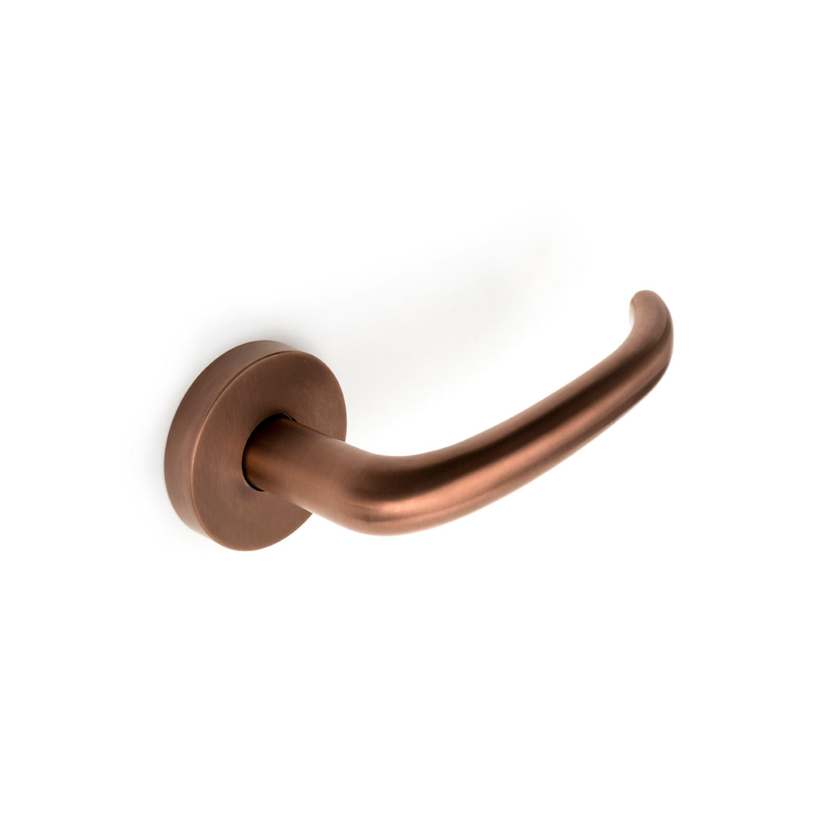 3V lever handle 144 in PVD coloured stainless steel Copper Brush