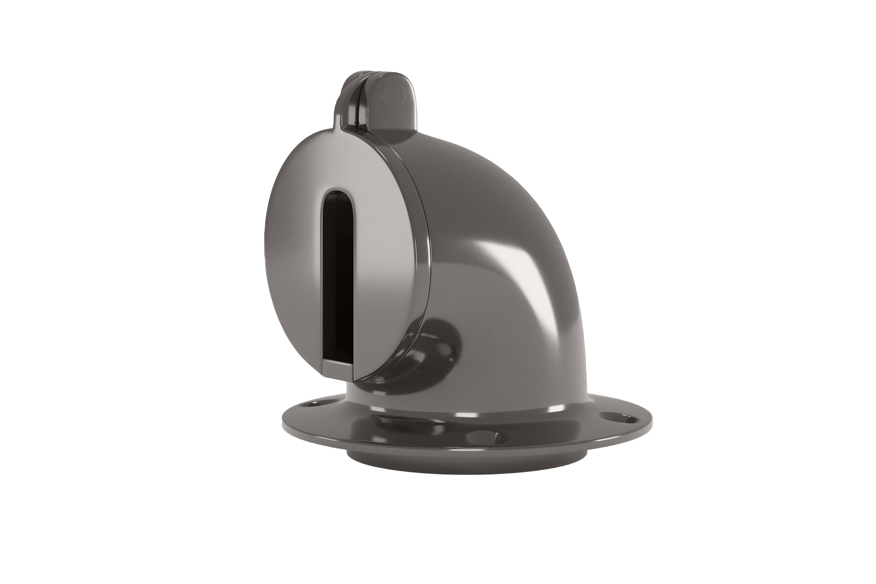 Deck chain pipe in PVD Gun Metal Mirror
