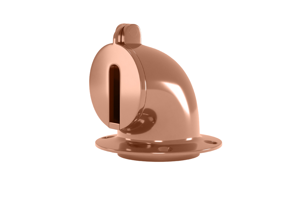 Deck chain pipe in PVD stainless steel Rose Gold Mirror